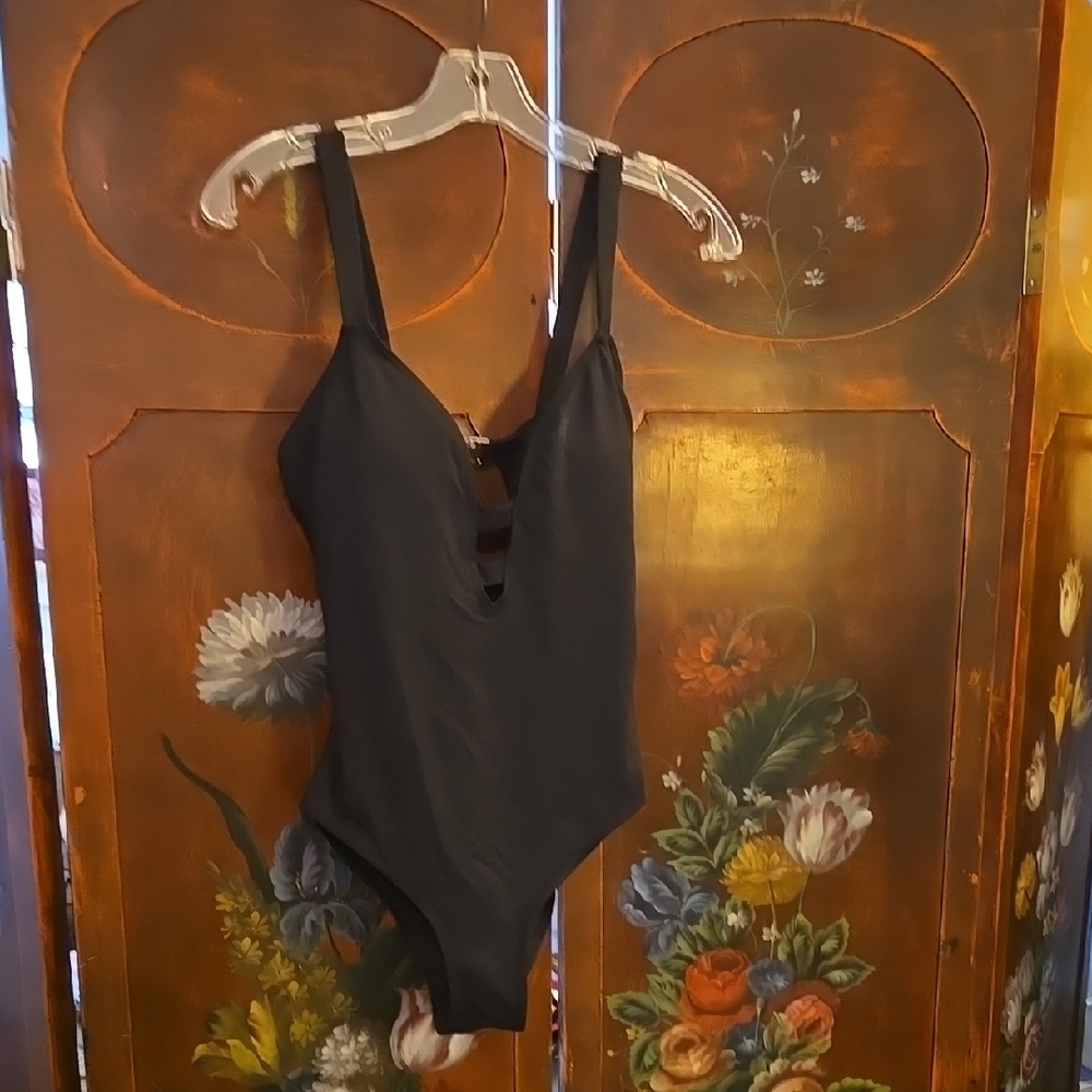 NipTuck Sexy Black Cut-Out Swimsuit